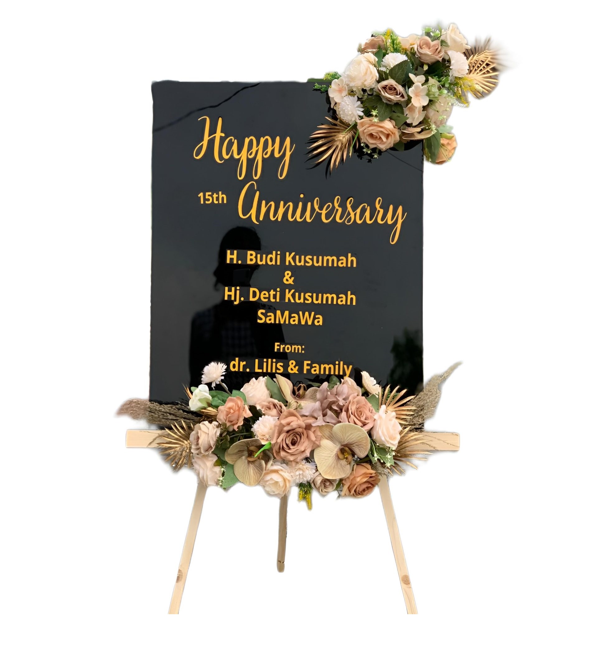 Papan Bunga Akrilik Sungai Serut